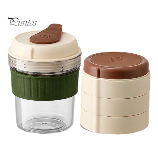 

Портативная кофеварка для холодного заваривания с 3 штабелируемыми лотками для льда Бутылка-заварник из тритана без бисфенола А для холодного чая/холодного заваривания Термостойкая дорожная кружка для спортзала set