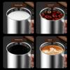 Maxcook 316 Stainless Steel Double-Layer Tea Cup with Lid and Handle for Children and Students 400ml MCB1112
