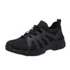 Breathable mesh casual shoes summer new soft-soled versatile wading mesh shoes black thick-soled dirt-resistant men's shoes