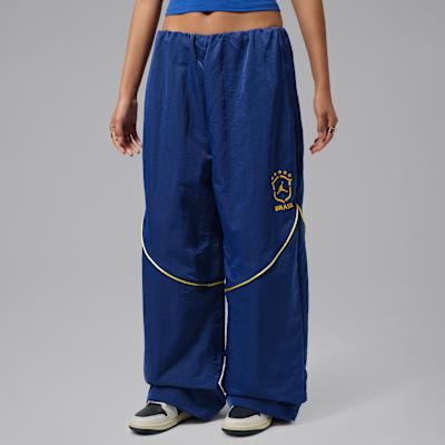 Jordan Casual Pants Women s Ancient Royal Blue Moderate Wide Leg Pants XS
