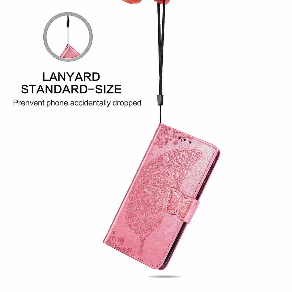 For Realme 12 5G Case Butterfly Imprinted PU Leather Magnetic Flip Stand Phone Cover