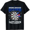 Funny Dart Sometimes I Lachen Der Darts HRen T Shirt Black Vintage Top For Everyday Wear Versatile Streetwear Unisex