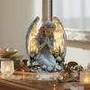 Acrylic Angel Statue Radiant Design Desktop Decoration Prayer Angel Acrylic Ornament  Cafe Decor