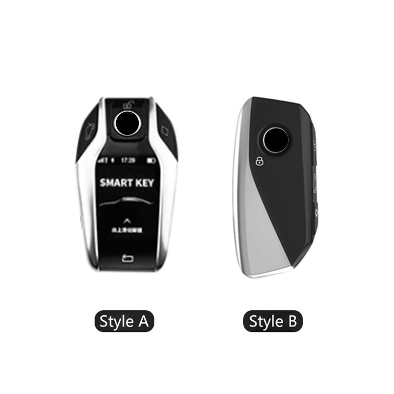 Car Key Case Cover for BMW G30 G32 G11 G12 X1 U11 X3 G01 X4 G02 X5 G05 X7 G07 LCI XM M5X 735i I8 I12 I15 Keychain Accessories