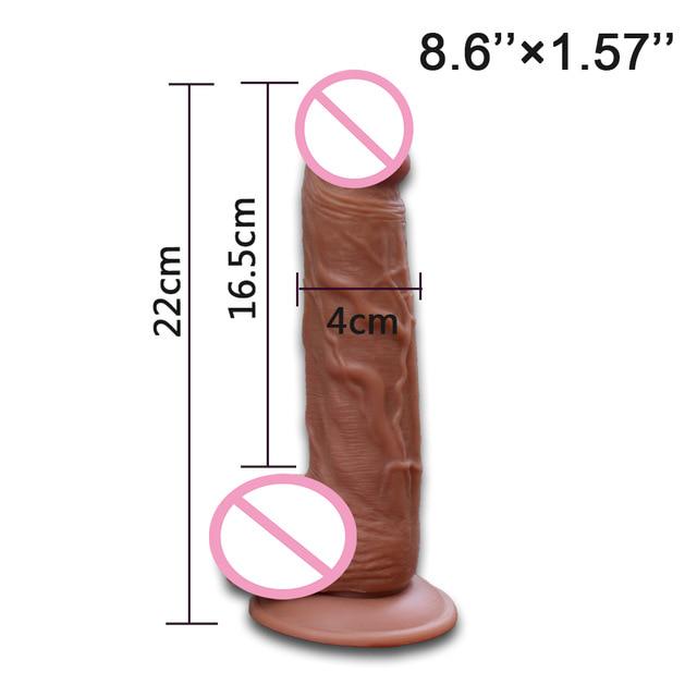 Realistic Dildo for Women Products for adults Penis On Sucker Realistic Soft Penis Adult Sex Toy