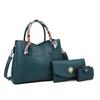 Women's Bag New Fashion Splicing Three-piece Set Mother and Child Handbag Bag Retro Atmospheric Shoulder Messenger Bag