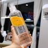 Water Bottle Modern Simple Time Scale Cup Men and Women Car Transparent Plastic Cup Outdoor Large Capacity Portable Cup Wholesale