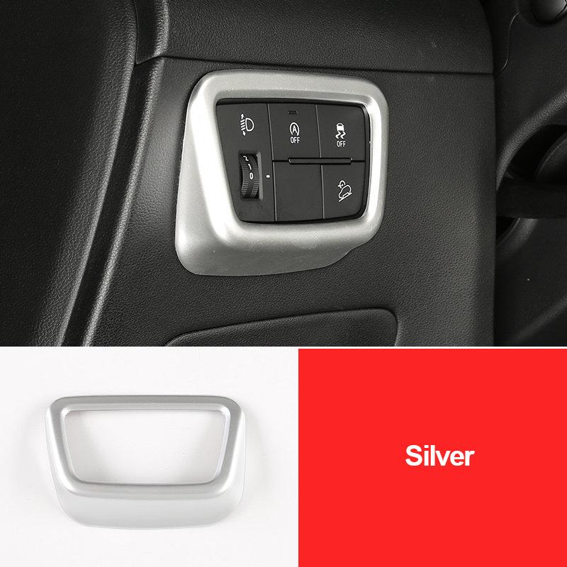 Pre Hyundai Tucson NX4 2022 2023 Hybrid N Line ABS Carbon Fiber Tlačidlo nastavenia svetlometov Ozdobný kryt Príslušenstvo