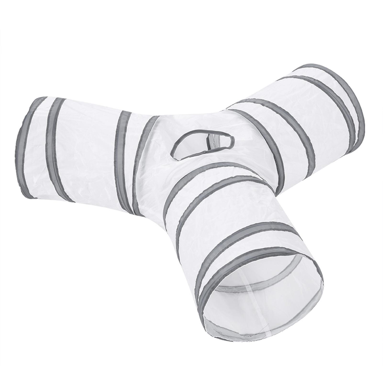 

Foldable 3 Way Cat Play Tunnel Toy Indoor Outdoor Pet Interactive Training Toy 01#
