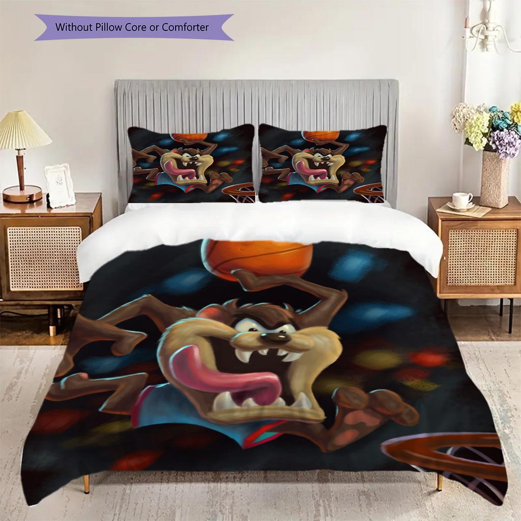 Tom Jerry Stormy Adventure Threepiece Set 1 Duvet Cover 2 Pillowcase Without Core Soft And Comfortable Bedding Set