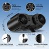 Dual Output Split 2-in-1 Waist Hanging Fan Five Gear Wind Camping Waist Fan Portable Fan  Office