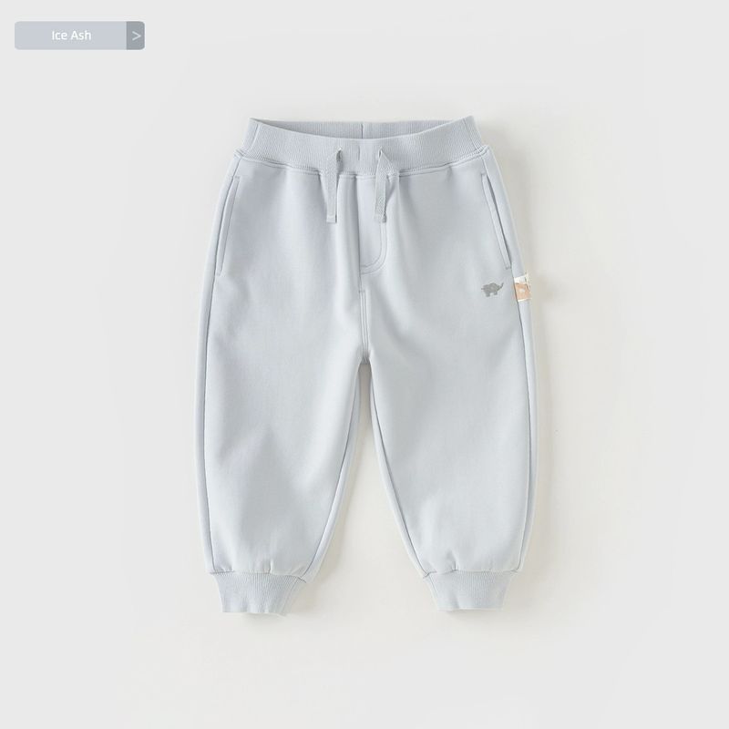 Dave & Bella Jogger Pants Baby Spring Clothing Kids Pants Ice Gray [Ready Stock] 110