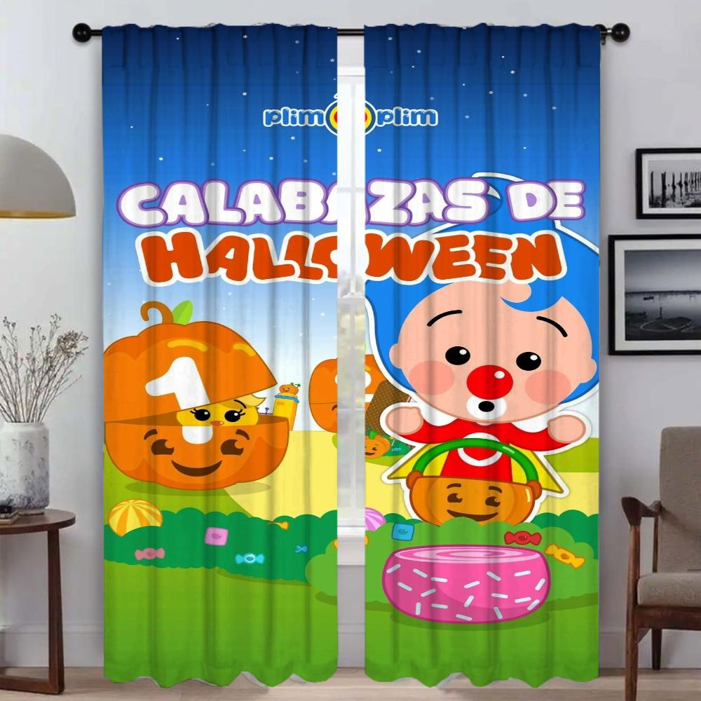 Tulle for Bedroom Plim-Plims Home Interior Curtains for Living Room Curtain Blinds Shades Partition Curtains 2 Pieces Kitchen