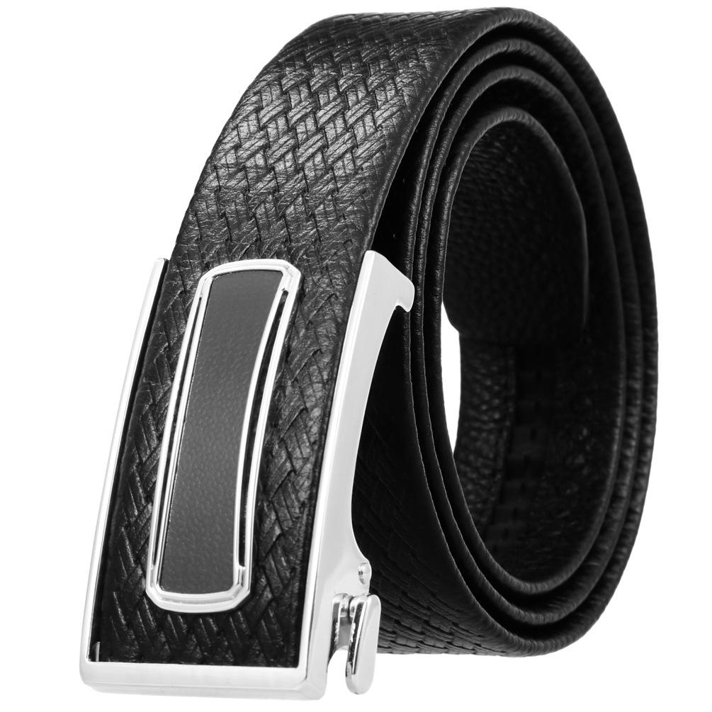Ceinture tendance en cuir de vachette pleine fleur, boucle intérieure ceinture homme Ly36-23018-5