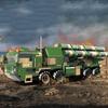 2023 Military Missile Vehicle World War II Chinese Army Long-Range Rocket Launch Armored Model Building Blocks Bricks Toys