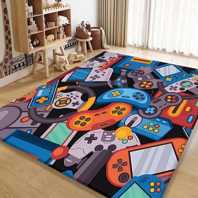 Winter Home Game Console Handle Carpet Living Room Carpet E-sports Room Video Game Decorative Carpet Floor Mat