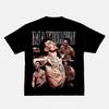 Neues Freizeit-Oliveira-T-Shirt UFC-Aufdruck Kurzarm Amerikanischer Retro Kleiner Kragen Kampfsporthemd Retro Kurzarm Kleidung