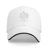 Poland White Eagle Embroidered Baseball Cap Black Adjustable Hat National Symbol Design Classic Fit Outdoor Wear
