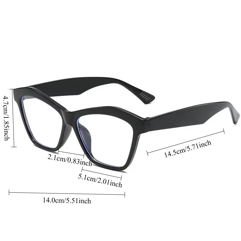Fashion Cat Eye Anti Blue Light Reading Glasses Men Women Ultra Light Transparent Retro Small Frame Presbyopia Eyeglasses