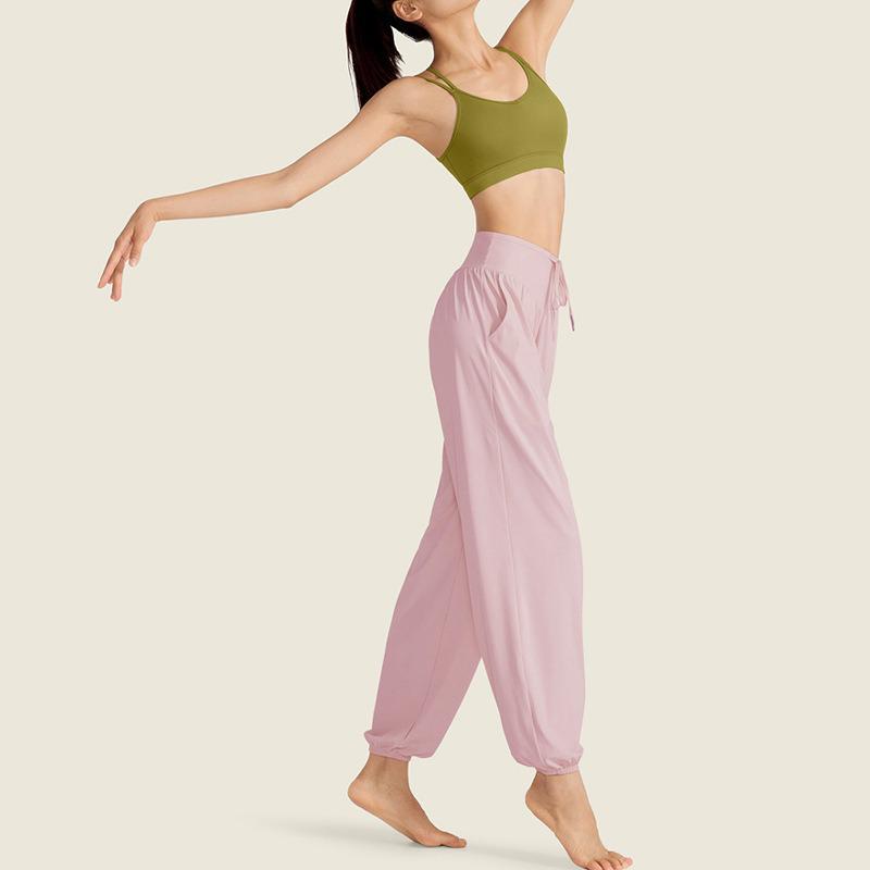 Lulu Women's Quick-Dry Loose Fit Drawstring Yoga Pants