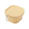 Adjustable Silicones Meal Box Foldable For Backpacks Purse Lunch Bags Freezers Safe And Nontoxic Materials
