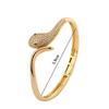 Snake Bracelet for Women Ins Cold Style Fashionable Exaggerated Snake Head Bracelet Full of High-end Light Luxury Bracelet