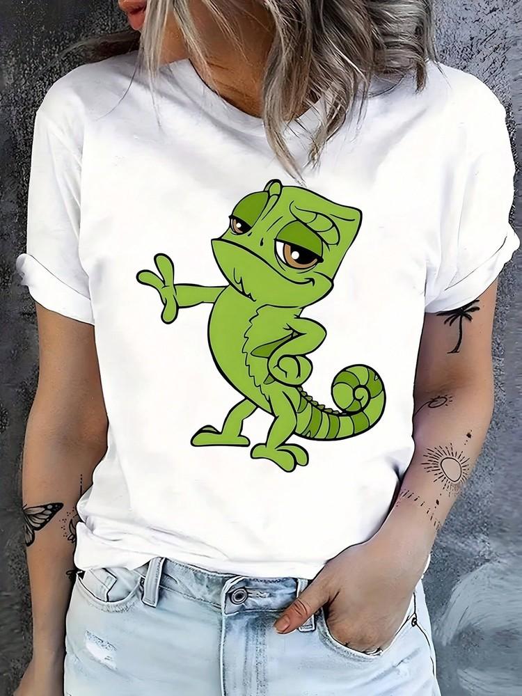 Cartoon Chameleon Graphic Tee