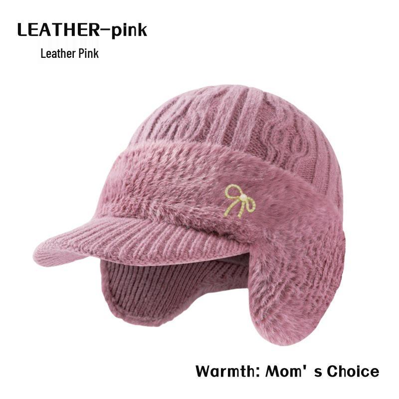 Căciulă rezistentă la vânt, căptușită cu fleece, cu protecție pentru urechi, pentru persoane de vârstă mijlocie și vârstnici - Caldă și elegantă pentru toamnă și iarnă