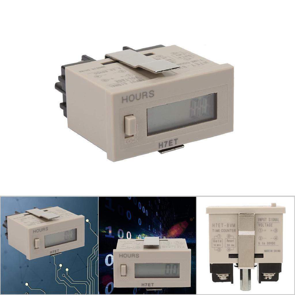 DC 536V H7ETBVM Digital Electrical Counter Totalizer with 6Digit LCD Display