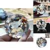 Exquisite Clear Cut Crystal Sphere 50mm Faceted Gazing Ball Prisms For Elegant Home Decor