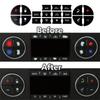 AC Dash Control Button Repair Kit Decal Stickers Replacement For Cheby GMC Buick