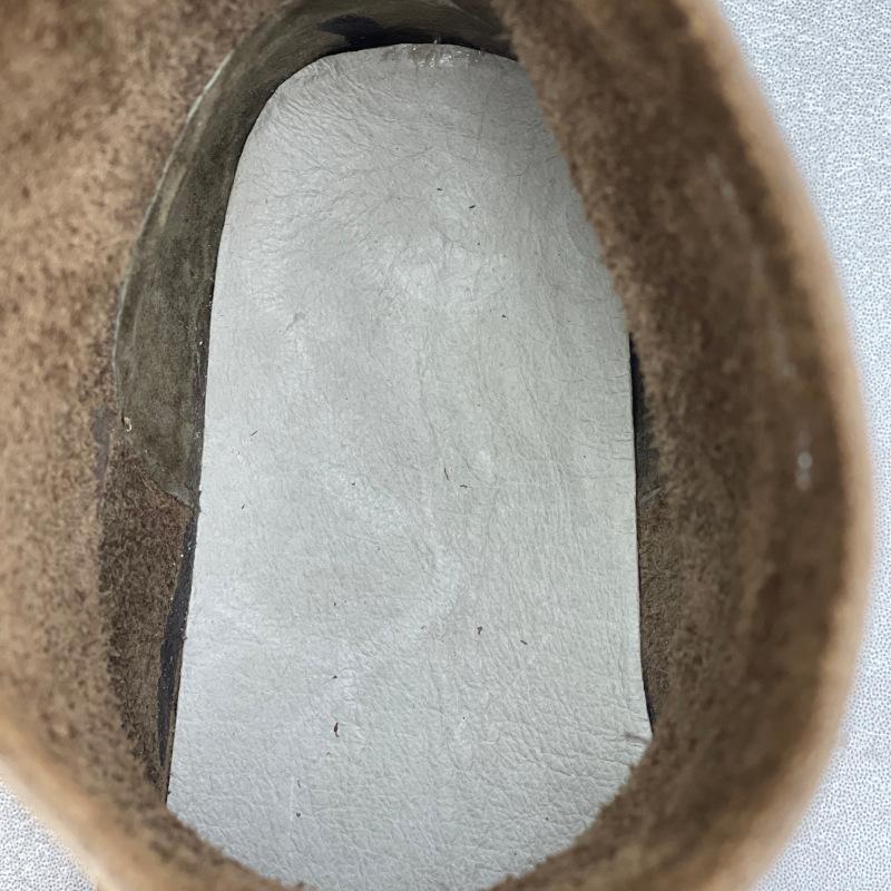 Johnature Retro Handmade Genuine Leather Boots Round Toe And Flat Bottomed Mid-calf Boots