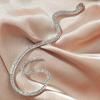 Snake Shaped Ear Cuff Textured Metal No Piercing Ear Wrap Clip for Women