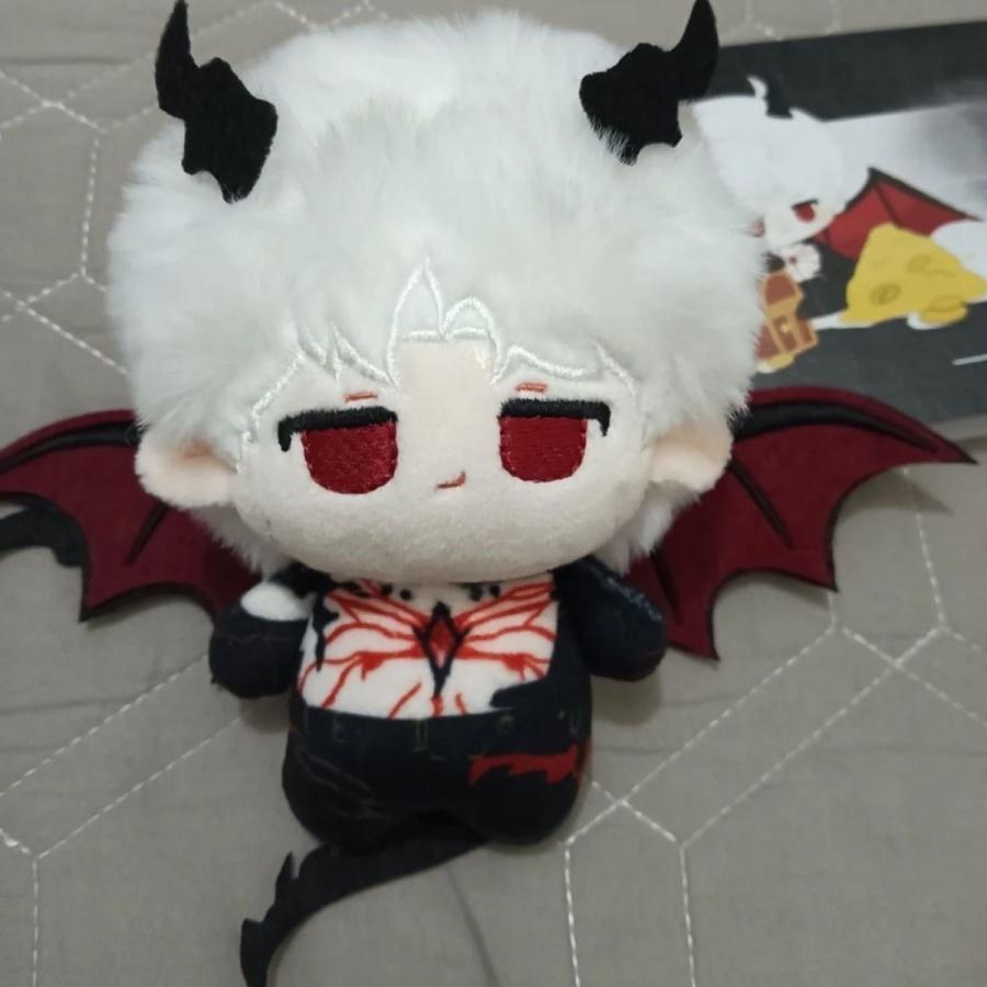 Păpușă Sylus Dragon Rău Desene Animate 10cm Love and Deepspace Kawaii Figurină Umplută Plușuri Sylus Jucărie de Pluș