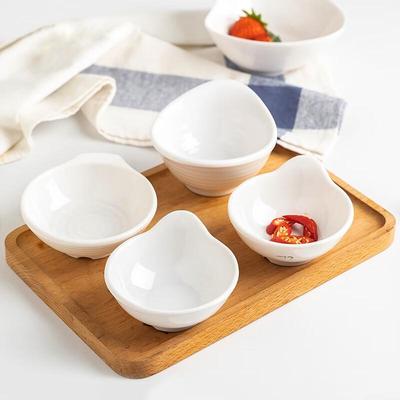 Assiette à sauce irrégulière en mélamine Yangge
