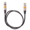 5PCS Durable XLR to XLR Microphone Cable XLR 3PIN Male to XLR 3PIN Female Balanced Microphone Cord for DMX-Stage Lights