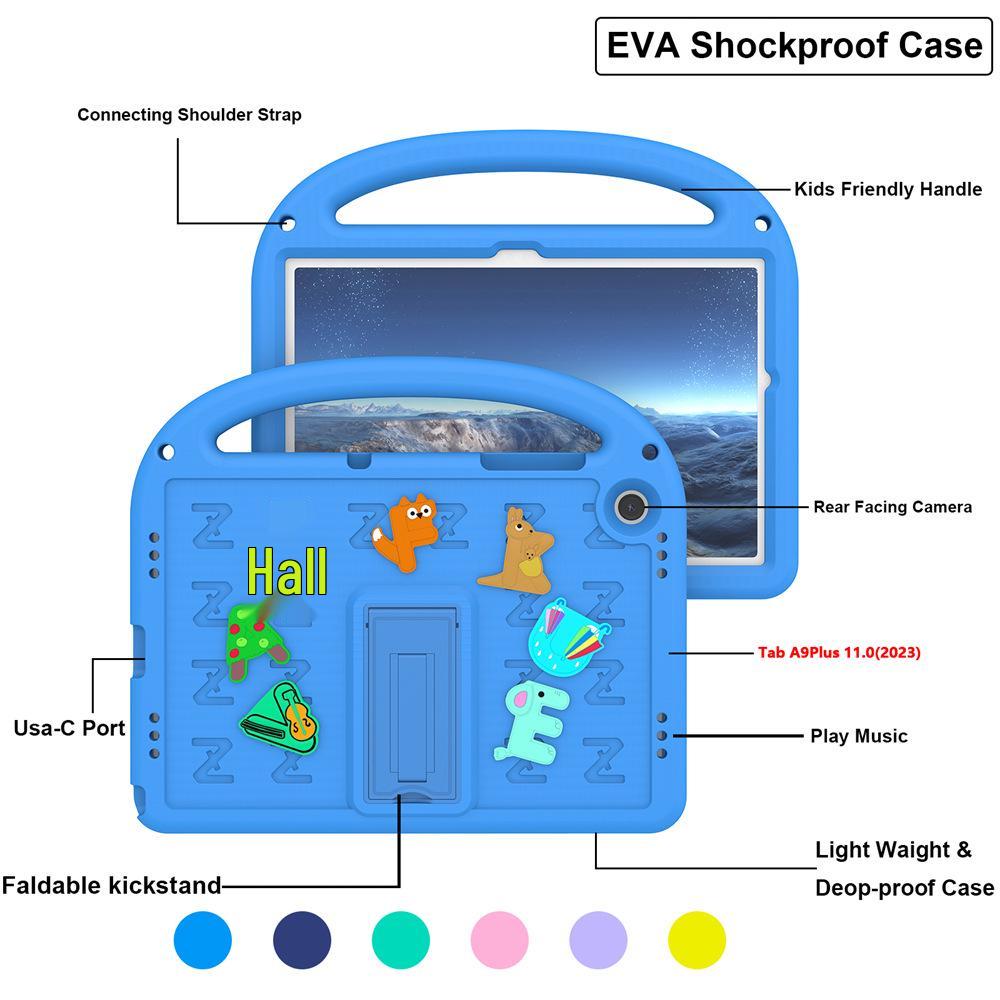 Compatible Protective Case with Stand for Samsung Tablet A11, A9, A7 Lite - Childproof, Anti-Drop Design
