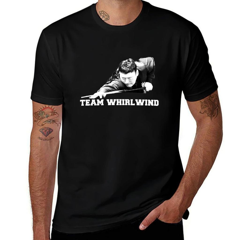 Snooker - Team Whirlwind (Jimmy White Fans) T-Shirt Lässig Urlaubs-Kurzarm-T-Shirt