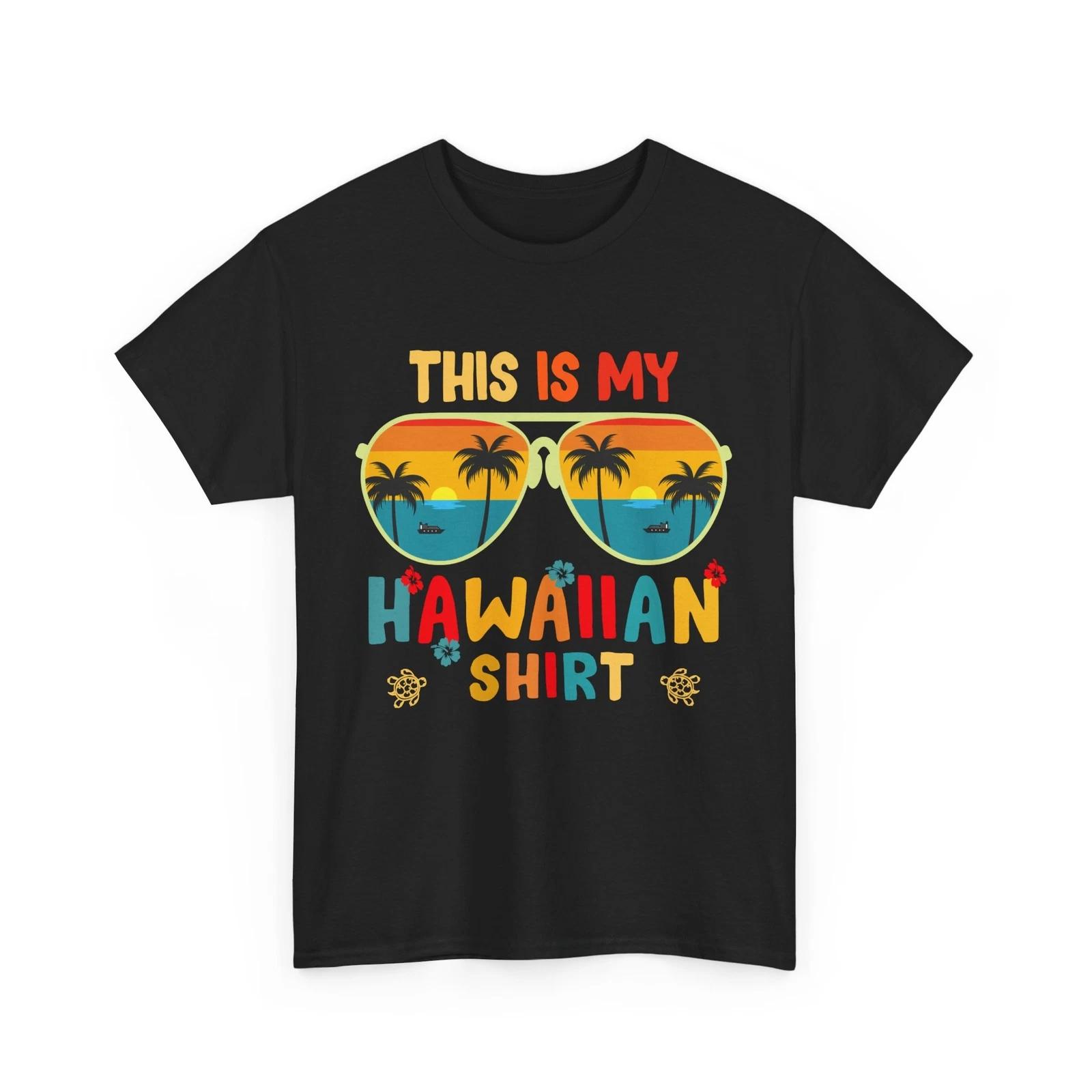 This Is My Hawaiian Shirt, Hawaii Summer Vacation Lovers T-shirt, Hawaiian Shirt M