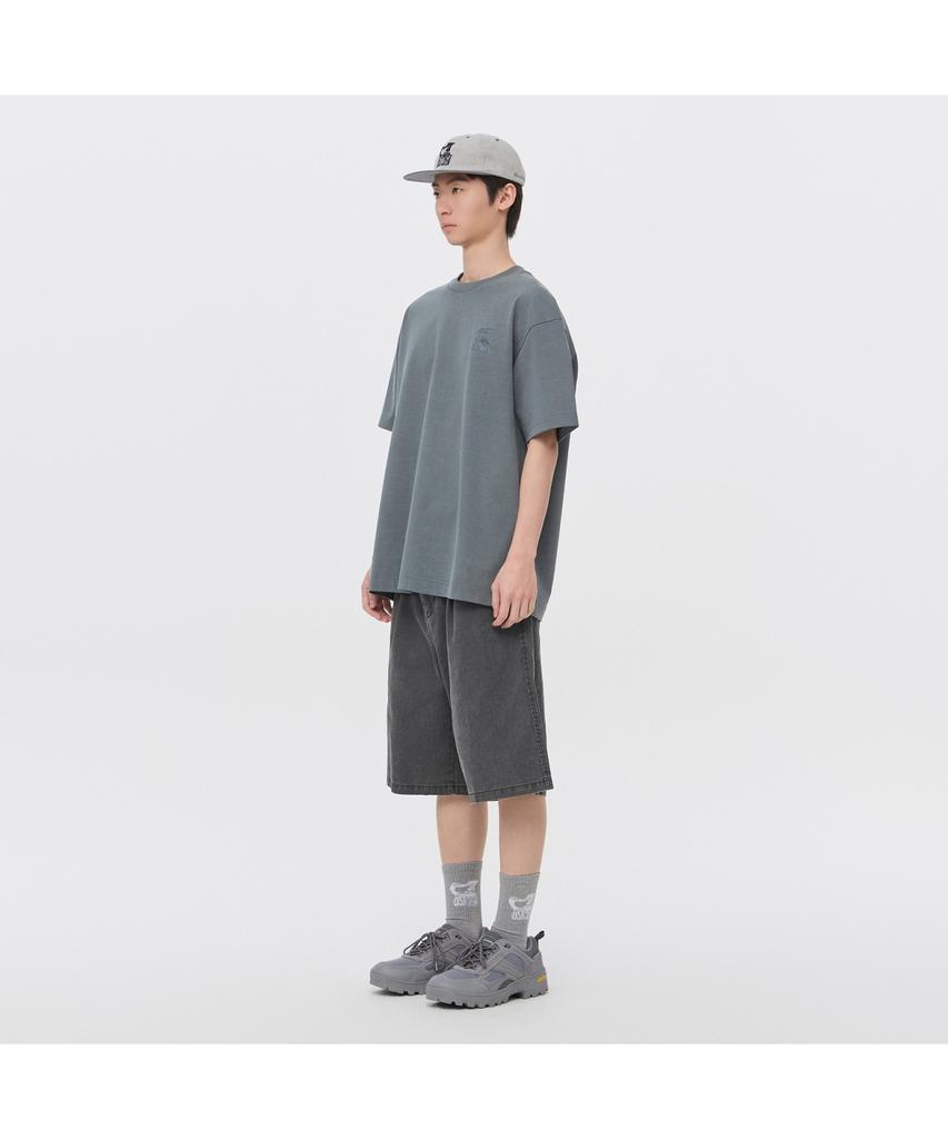 Keoseuuteommellou [Vincent] Gray Graphic Dyed T-Shirt Cwtam26493Gyx