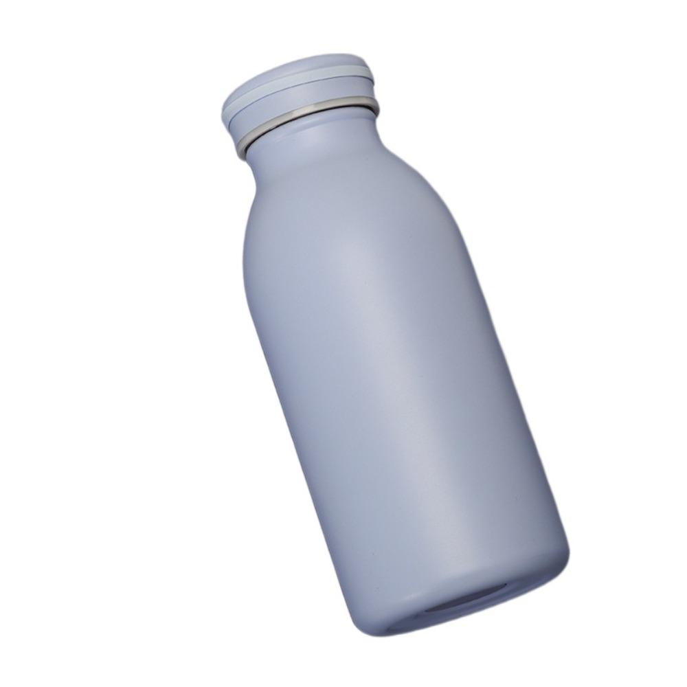 

Straight Double Layered Milk Bottle Fashionable Vacuum Flask Vacuum Insulated Cup Outdoor Blue-S