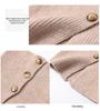 Unisex Wool Knit Neck Warmer: Autumn/Winter Buttoned Scarf Collar