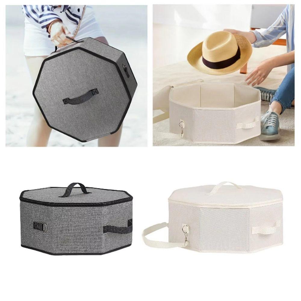 Scatola porta cappelli con supporto in cartone e manici per il trasporto Borsa portatile per cappelli Per cappelli da cowboy