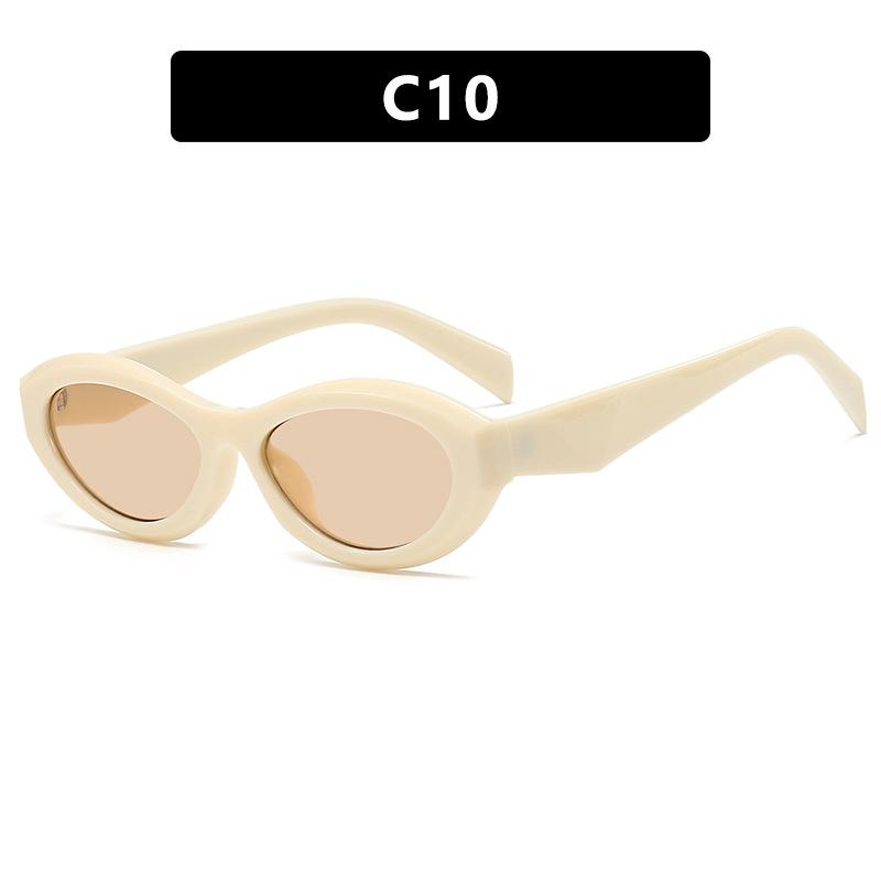 Small Frame Cat Eye Sunglasses Simple Fashion Sunglasses Trendy Concave Sunglasses