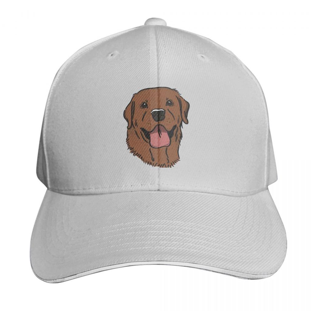 A Happy Fox Red Lab Baseball Cap Sun Caps Black Hat Baseball Cap Sunhat Baseball Unisex Womens