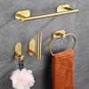 4/5 Stück Edelstahl Badezimmer Handtuchhalter Rostfreier Handtuchhalter Badezimmer Zubehör