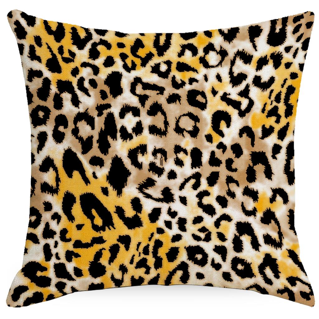 Leopard Spot Pillowcases Home Decoration Cushions Living Room Sofa Bedroom Headrest Nordic Style High-end Square Cushion Cover