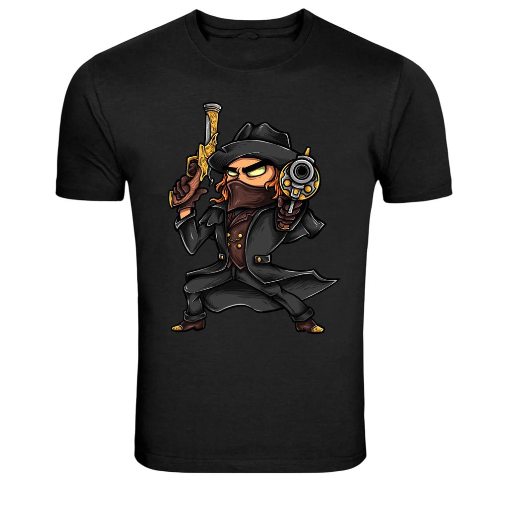 Wild West Outlaw Cowboy Gunslinger Graphic T-Shirt