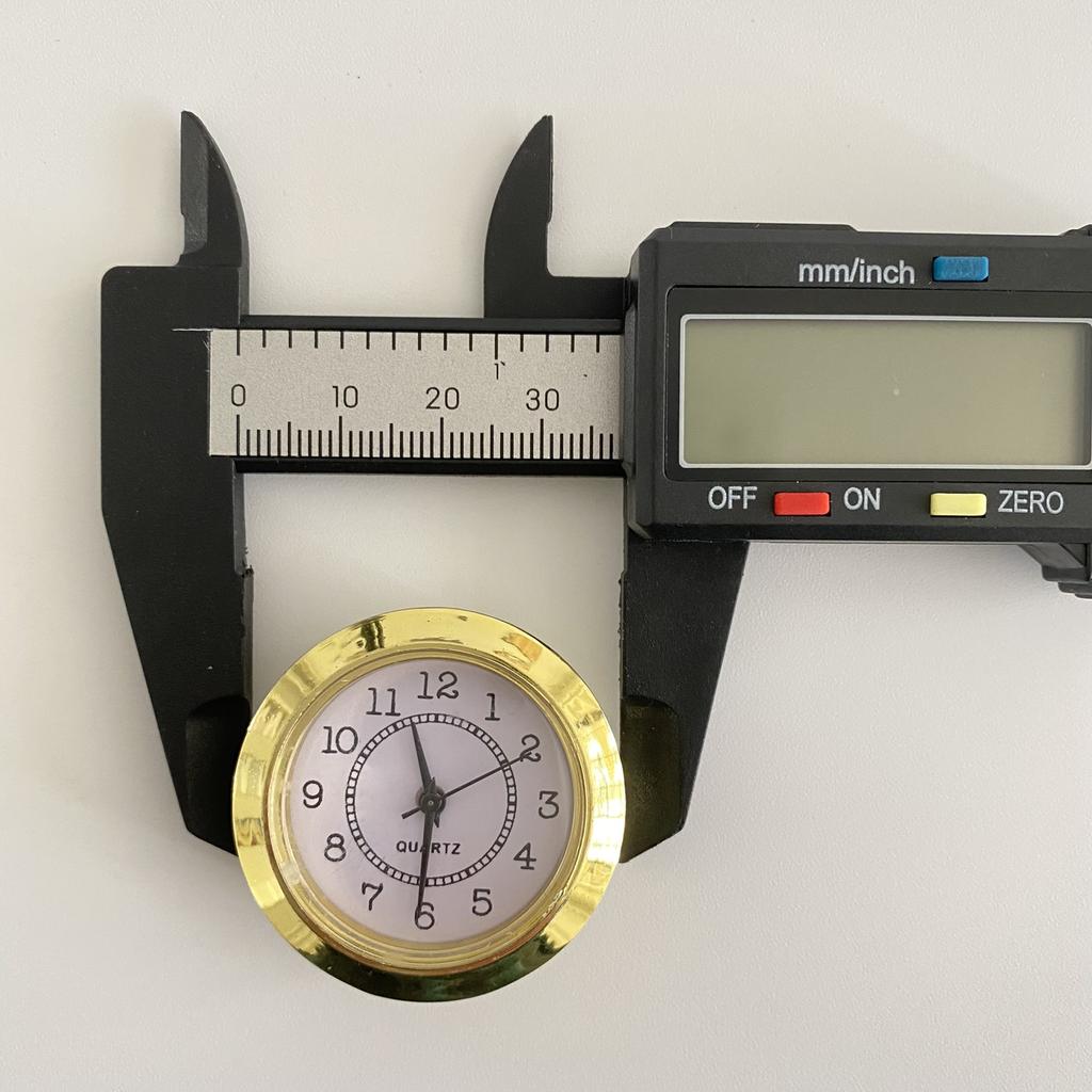 Insert Clock Mechanism 38MM Metal Arabic Numeral DIY Clock Insert Built - In Watch Clock FIT-UP Craft Desk Clock
