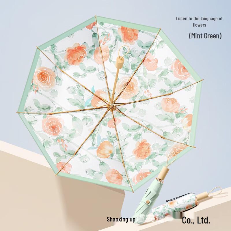 

Yizhou Three-Fold Manual Sun & Rain Umbrella